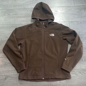 The North Face chocolate brown Apex Jacket size large
